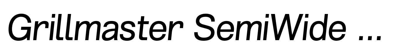 Grillmaster SemiWide Italic